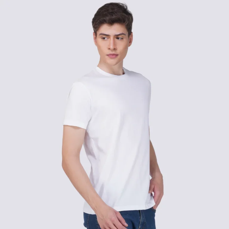 Round Neck French Terry T-Shirt